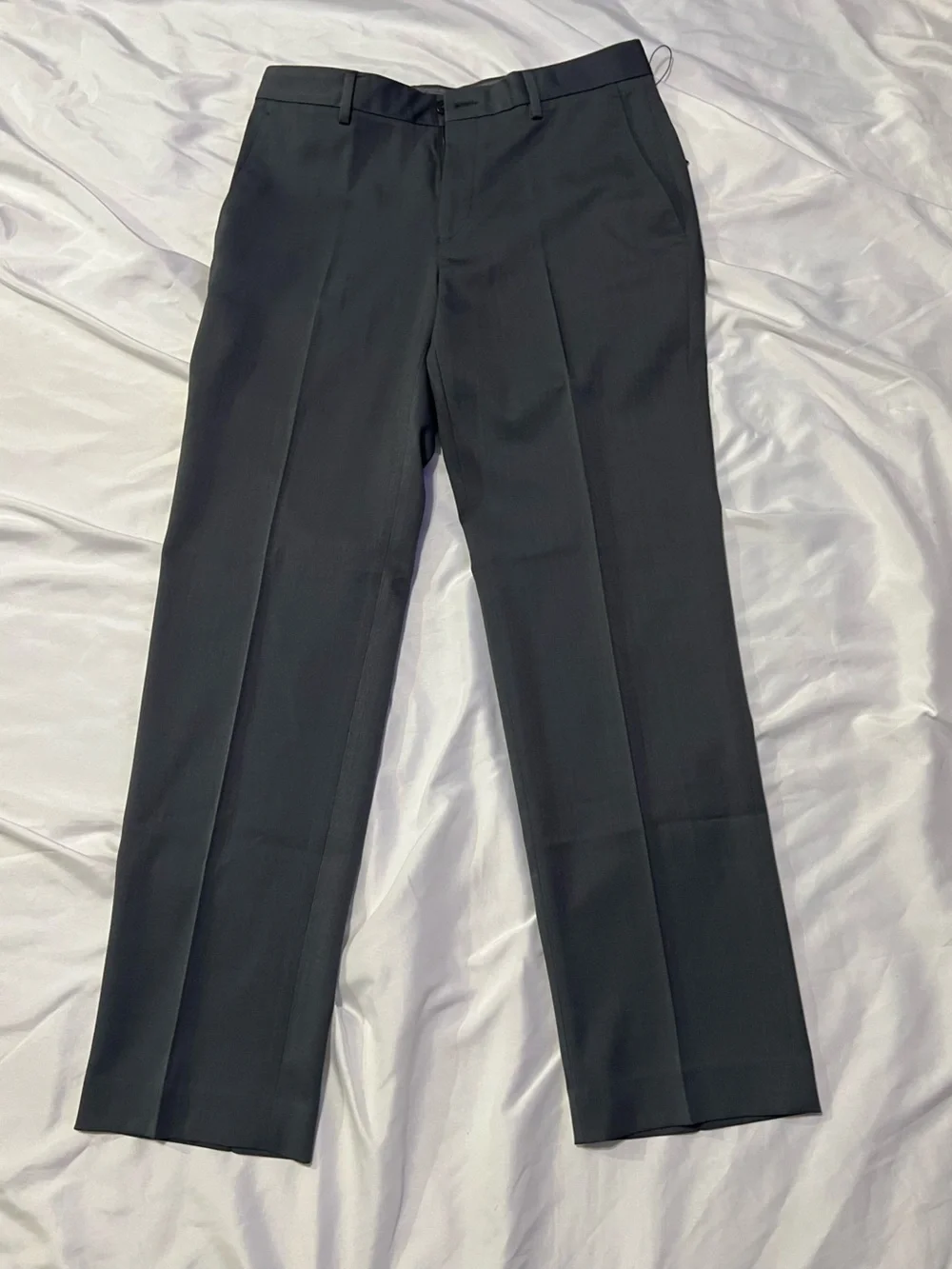 Chaps Men's Black Dress Pants - Slim Tailored Crease